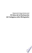 10 años de la declaración de Cartagena sobre refugiados