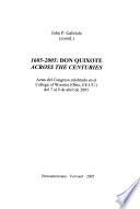 1605-2005, Don Quixote Across the Centuries