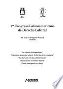 1er Congreso Latinoamericano de Derecho Laboral