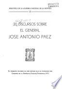 20 discursos sobre el general José Antonio Páez