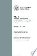 2018 CFR Annual Print Title 40 Protection of Environment - Part 60 ( 60.500 to end of part 60 sections)