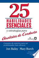25 Habilidades esenciales y estrategias para analistas de conducta