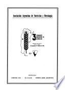 3 Congreso Argentino de Nutrición