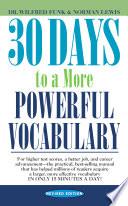 30 Days to a More Powerful Vocabulary