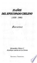 33 años del episcopado chileno, 1958-1990