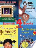 4 Spanish Books for Kids - 4 libros para niños