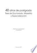 40 años de postgrado