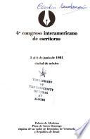 4o Congreso Interamericano de Escritoras