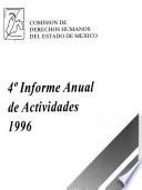 4o informe anual de actividades, 1996