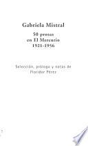 50 prosas en El Mercurio 1921-1956