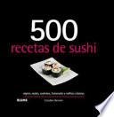 500 recetas de sushi
