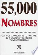55,000 Nombres: Conoce El Origen de Tu Nombre, Su Numero Astrologico y Caracteristicas