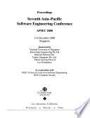 7th Asia-Pacific Software Engineering Conference