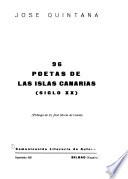 96 [i.e. Noventa y seis] poetas de las Islas Canarias