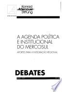A agenda política e institucional do Mercosul