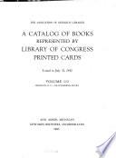A Catalog of Books Represented by Library of Congress Printed Cards Issued to July 31, 1942