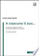 A ciascuno il suo...