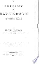 A Dictionary of Mangareva (or Gambier Islands)