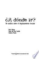 ¿A dónde ir?