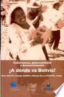 A dónde va Bolivia?