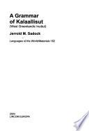 A Grammar of Kalaallisut