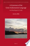 A Grammar of the Great Andamanese Language