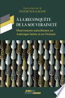 À la reconquête de la souveraineté