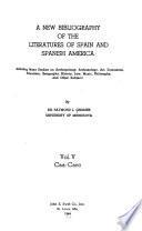 A New Bibliography of the Literatures of Spain and Spanish America