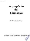 A propósito del Formativo