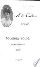 A tu oido ... versos