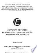 Abstracts of Papers
