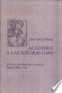 Academia a las señoras (1698)