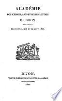 Académie des sciences, arts et belles-lettres de Dijon