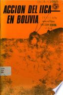 Acción del IICA en Bolivia