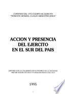 Acción y presencia del Ejército en el sur del país