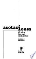 Acotaciones