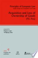 Acquisition and Loss of Ownership of Goods