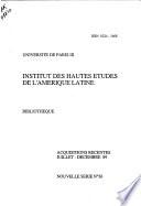 Acquisitions recentes