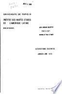 Acquisitions recentes