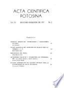 Acta cientifica Potosina