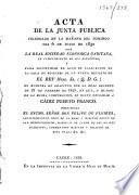 Acta de la junta pública celebrada ... 6 de junio de 1830 por la Real Sociedad Económica Gaditana, en cumplimiento de sus estatutos, y para solemnizar el acto de colocación ... de un nuevo retrato de El Rey, etc