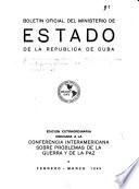 Acta final de la Conferencia interamericana sobre problemas de la guerra y de la paz