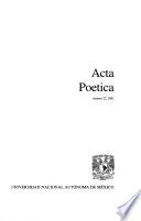 Acta poética