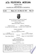 Acta politécnica mexicana