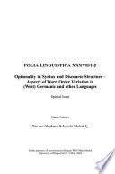 Acta Societatis Linguisticae Europaeae