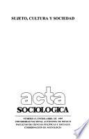 Acta sociológica