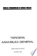 Actas - Asamblea General, Consejo Latinoamericano de Ciencias Sociales