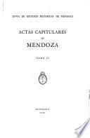 Actas capitulares de Mendoza: 1627-1631, 1643-1646, 1650