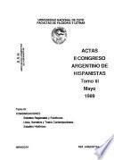 Actas: Comunicaciones