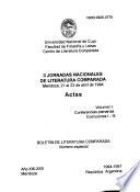 Actas: Conferencias plenarias ; Comisiones I-III